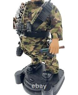 Saddam Hussain Doll Irak President Dance Play Music Action Singer Rare 13 X 7