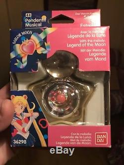 Sailor Moon Star Locket Music Box Moonlight Densetsu Vintage Bandai Europe 1992