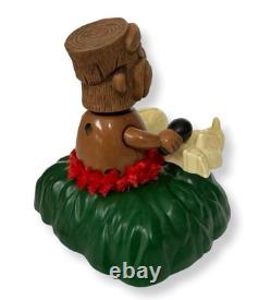 Schylling TIKI TIME Drummer Animatronic Toy WORKS Rare Musical Figure EUC
