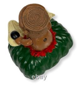 Schylling TIKI TIME Drummer Animatronic Toy WORKS Rare Musical Figure EUC