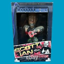 Scott Ian Anthrax Bobble Head Resin Figure Biff Bang Pow NIB HAND SIGNED