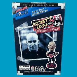 Scott Ian Anthrax Bobble Head Resin Figure Biff Bang Pow NIB HAND SIGNED