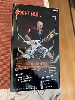 Scott Ian signed NECA Figure ANTHRAX Zombie Limited Rare Walking Dead Horror