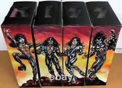 Set 4 Kiss 1998 Destroyer 24 LE Dolls Action Figures Art Asylum RARE NEW