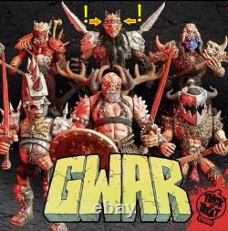 Set OF ALL 6 GWAR figures w SPEW TANK Oderus blood slime trick or treat studios
