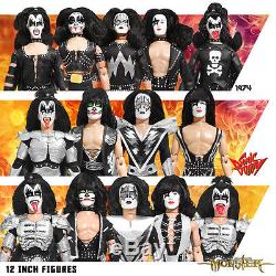 Set of 14 KISS 12 Inch Action Figures Series 2-4 (Loose) by FTC