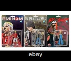 Set of 3 Eminem Shady Con Black Friday 2021 Action Figures Slim Shady MINT