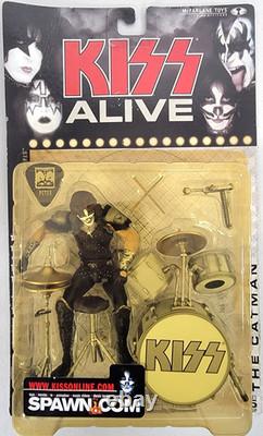 (Set of 4) McFarlane 2000 Kiss Alive Action Figures Set New Sealed
