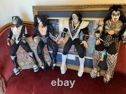 Set of All 4 KISS 1998 Destroyer RARE Limited Edition 24 Action Figures No Box