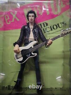 Sex Pistols Medicom Action Figures Johnny Rotten & Sid Vicious. Unopened. 2006