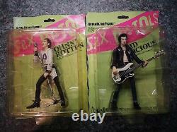 Sex Pistols Medicom Action Figures Johnny Rotten & Sid Vicious. Unopened. 2006