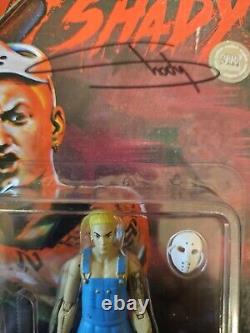 Shady Con Signed Action Figure Eminem Chainsaw Slim Shady JSA LOA