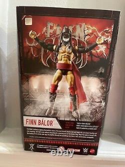Signed WWE Entrance Greats Finn Balor 7 Action Figure Entrance Theme Song Stand