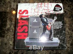 Slash RARE Hand Signed McFarlane Deluxe Action Figure Toy Box Set Guns N' Roses