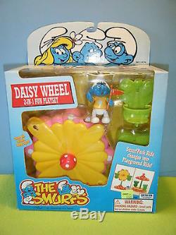 Smurf Musical Tree Daisy Wheel Dippin Diner Picnic Wish Space Ride 10 Smurf Lot