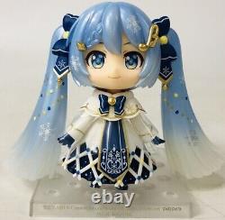 Snow Miku 2021 Glowing Snow Nendoroido 1539 Vocaloid Action Figure From Japan