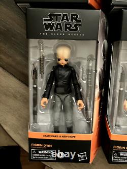 Star Wars Black Series NALAN CHEEL & x5 FIGRIN D'AN Figures 6 CantinaBandDeluxe