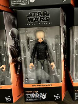 Star Wars Black Series NALAN CHEEL & x5 FIGRIN D'AN Figures 6 CantinaBandDeluxe