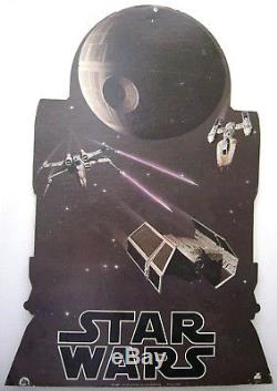 Star Wars R2-D2 and DEATH STAR Hang-up Music Store Display Vintage 1977 RARE HTF