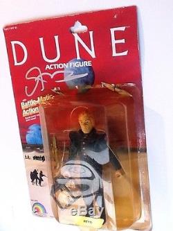 Sting signed autograph feyd Dune action figure 7 rare Police Singer JSA COA