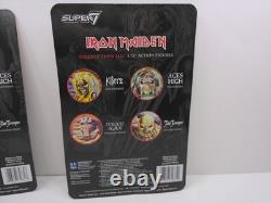 Super7 Iron Maiden Set Of 4 Aces High Trooper Killers Power Slave Reaction Lot