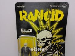 Super7 Music Rancid Skeletim Rancid. Store Exclusive Glow Figure Reaction New