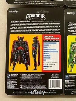 Super7 ReAction Czarface 3.75 Action Figures Set of 4 MOC Variant Exclusives