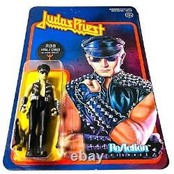 Super7 ReAction Judas Priest Rob Halford Unpunched 3.75 Action Figure Toy