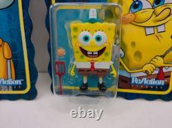 Super7 Spongebob Squarepants 4 Figure Complete Set Wave 1 Reaction New Krabs