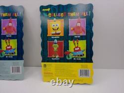 Super7 Spongebob Squarepants 4 Figure Complete Set Wave 1 Reaction New Krabs