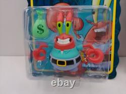 Super7 Spongebob Squarepants 4 Figure Complete Set Wave 1 Reaction New Krabs