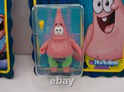 Super7 Spongebob Squarepants 4 Figure Complete Set Wave 1 Reaction New Krabs