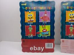 Super7 Spongebob Squarepants 4 Figure Complete Set Wave 1 Reaction New Krabs