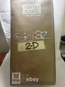 Superplastic X Gorillaz 2-D 12 Vinyl Figure New in Box/Never Displayed