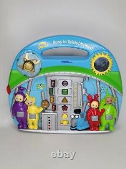 TELETUBBIES Busy in Teletubbyland Tiger Vintage Electronic Musical Talking Rare