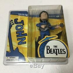 THE BEATLES McFARLANE DOLLS SEALED PRISTINE PACKAGES! STORE STOCK VIN 1