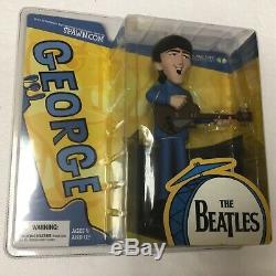 THE BEATLES McFARLANE DOLLS SEALED PRISTINE PACKAGES! STORE STOCK VIN 1