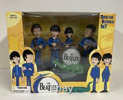 THE BEATLES McFARLANE SATURDAY MORNING CARTOON FIGURES BOX SET OF 4 DOLLS NIP