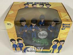 THE BEATLES McFARLANE SATURDAY MORNING CARTOON FIGURES BOX SET OF 4 DOLLS NIP