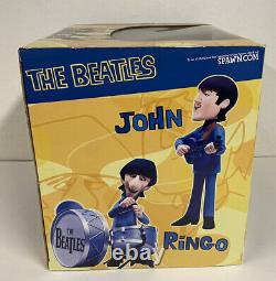 THE BEATLES McFARLANE SATURDAY MORNING CARTOON FIGURES BOX SET OF 4 DOLLS NIP