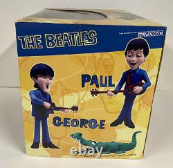 THE BEATLES McFARLANE SATURDAY MORNING CARTOON FIGURES BOX SET OF 4 DOLLS NIP