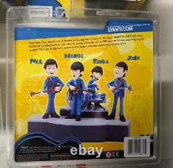 THE BEATLES McFARLANE SATURDAY MORNING CARTOON FIGURES SET OF 4 DOLLS NIP