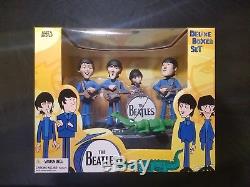THE BEATLES McFarlane Deluxe Box Set CARTOON BAND Animation DOLL FIGURE Toys