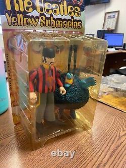 THE BEATLES YELLOW SUBMARINE Action Figures Lot of 4 John Paul George Ringo