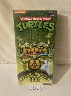 TMNT Action Figures 4 Pack 7 Musical Mutagen Tour NECA Convention New Sealed