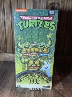 TMNT NECA SDCC Exclusive Musical Mutagen Tour Action Figure 4-Pack New SEALED