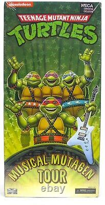 TMNT NECA SDCC Exclusive Musical Mutagen Tour Action Figure 4-Pack New SEALED
