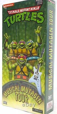 TMNT NECA SDCC Exclusive Musical Mutagen Tour Action Figure 4-Pack New SEALED