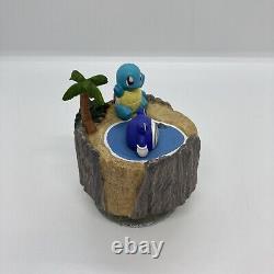 TOMY Nintendo Pocket Monsters Vintage Music Box with Squirtle & Poliwhirl
