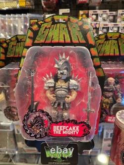 TRICK OR TREAT STUDIOS SET OF 5 GWAR FIGURES & SPEW TANK With ODERUS BLOOD SLIME